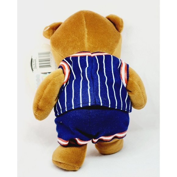 NBA Play By Play Retro 1997 Vintage Animals Houston Rockets Teddy Bear - Picture 2 of 15